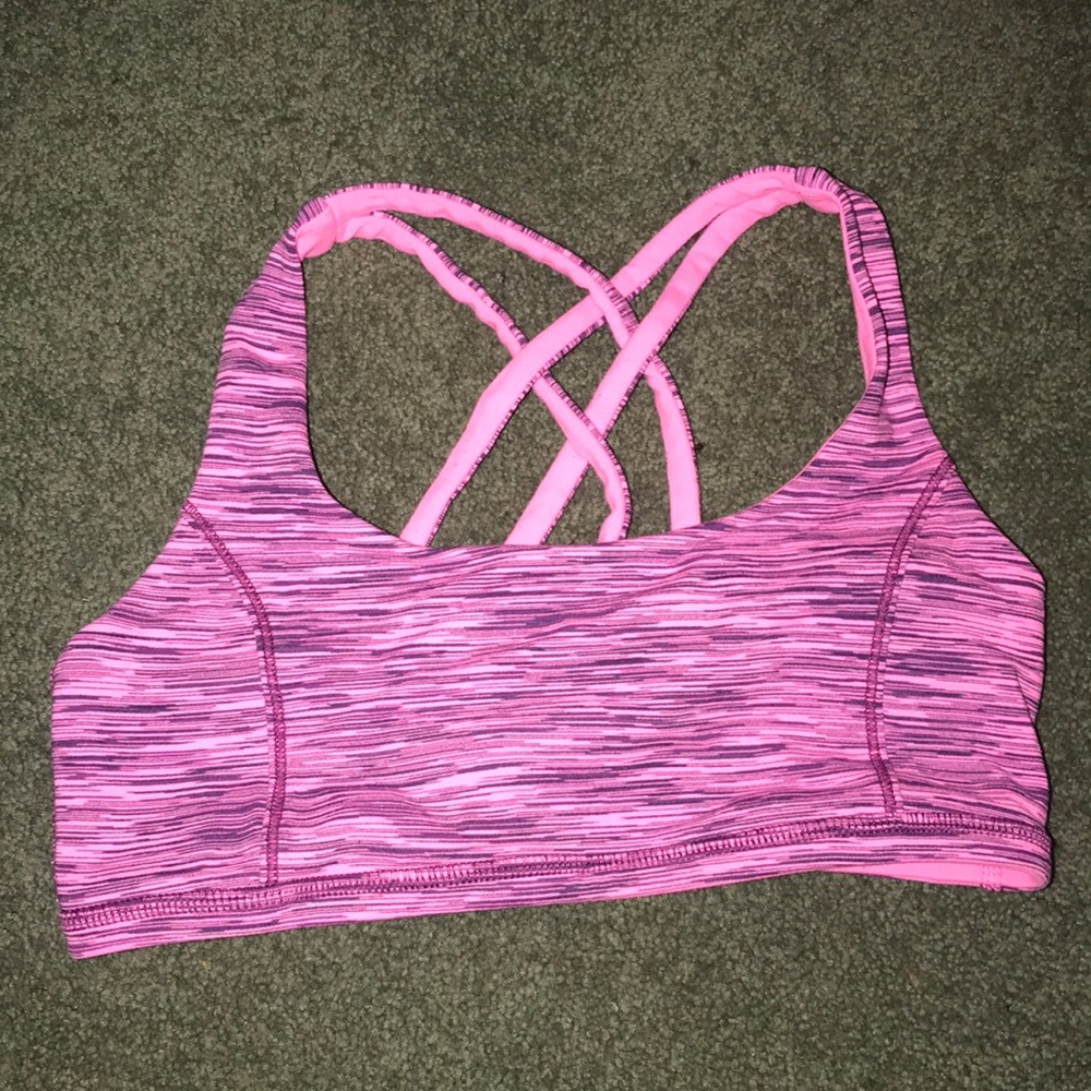 Ivivva girls pink sports bra